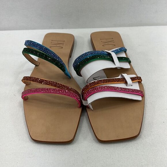 INC International Concepts Piera Strappy Sandals- Multi Crystals- Size 6.5- NIB - Picture 2 of 7